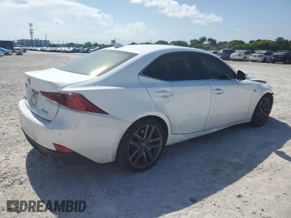 2020 Lexus IS 300 F Sport with VIN JTHGA1D22L5109014, listed as a Copart auction lot 58302165 with 88,937 mi miles and Non repairable. Bid and sale history available at DreamBid. Image 3.