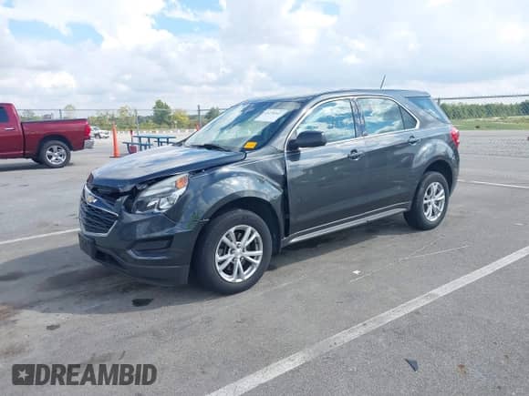 2017 Chevrolet Equinox LS with VIN 2GNFLEEK2H6289949, listed as a IAAI auction lot 43276542 with 92,317 mi miles and . Bid and sale history available at DreamBid. Image 2.