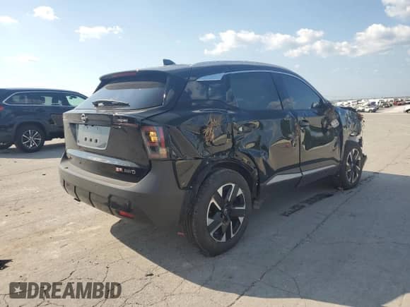 2025 Nissan Kicks SR with VIN 3N8AP6DB7SL351528, listed as a Copart auction lot 69554445 with 7,983 mi miles and Salvage title. Bid and sale history available at DreamBid. Image 3.