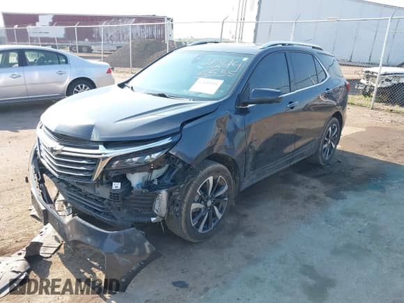 2022 Chevrolet Equinox Premier с VIN 3GNAXXEV4NS156448, выставлен на аукционе IAAI как лот 42445535 с пробегом 40 777 миль миль и . История ставок и продаж доступна на DreamBid. Изображение 2.