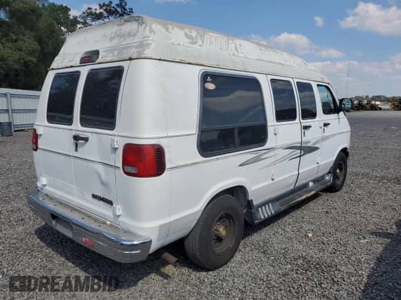 2001 Dodge Cargo with VIN 2B6HB11Z31K542794, listed as a Copart auction lot 47671385 with 131,879 mi miles and Salvage title. Bid and sale history available at DreamBid. Image 3.