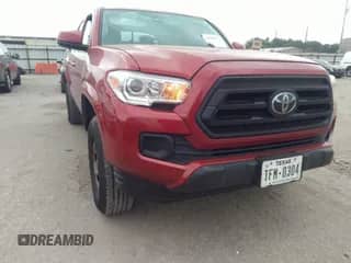 2023 Toyota Tacoma SR with VIN 3TYCZ5AN0PT140362, listed as a IAAI auction lot 41945273 with 46,150 mi miles and . Bid and sale history available at DreamBid. Image 1.