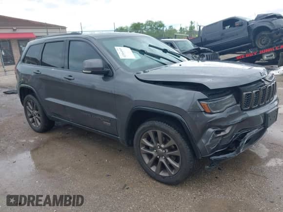 2016 Jeep Grand Cherokee Limited with VIN 1C4RJFBG4GC471840, listed as a IAAI auction lot 42564969 with 142,613 mi miles and . Bid and sale history available at DreamBid. Image 1.