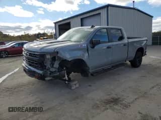 2024 Chevrolet Silverado 1500 LT Trail Boss with VIN 3GCPDFEK9RG262995, listed as a Copart auction lot 76137444 with 12,474 mi miles and Salvage title. Bid and sale history available at DreamBid. Image 1.