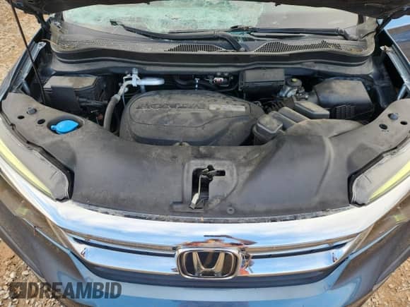 2019 Honda Pilot EX-L with VIN 5FNYF5H56KB017968, listed as a Copart auction lot 85866215 with 113,133 mi miles and Salvage title. Bid and sale history available at DreamBid. Image 12.