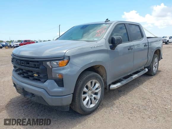 2024 Chevrolet Silverado 1500 Custom with VIN 3GCPABEK0RG194233, listed as a IAAI auction lot 41429179 with Not provided miles and . Bid and sale history available at DreamBid. Image 2.
