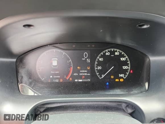 2023 Honda HR-V LX with VIN 3CZRZ2H38PM743420, listed as a Copart auction lot 69948755 with 45,438 mi miles and Salvage title. Bid and sale history available at DreamBid. Image 9.
