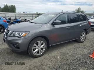 2019 Nissan Pathfinder SL with VIN 5N1DR2MM2KC597391, listed as a Copart auction lot 69376375 with 72,309 mi miles and Salvage title. Bid and sale history available at DreamBid. Image 1.