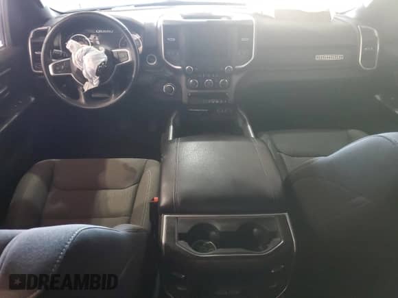 2022 Ram 1500 Big Horn with VIN 1C6RREMT7NN393303, listed as a Copart auction lot 61713705 with 37,574 mi miles and Salvage title. Bid and sale history available at DreamBid. Image 8.