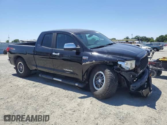 2007 Toyota Tundra Limited with VIN 5TFRV58157X017316, listed as a Copart auction lot 56564565 with 199,740 mi miles and Salvage title. Bid and sale history available at DreamBid. Image 4.