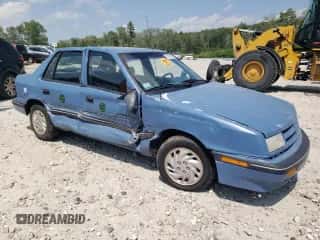 1992 Dodge Shadow with VIN 1B3XP48KXNN262238, listed as a Copart auction lot 61809755 with 108,984 mi miles and Clean title. Bid and sale history available at DreamBid. Image 4.