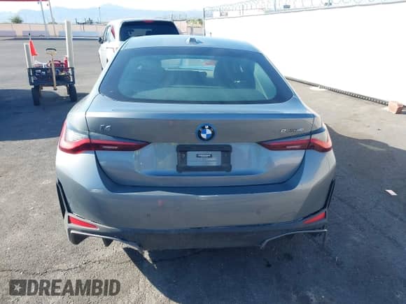 2023 BMW i4 eDrive40 with VIN WBY73AW03PFP69875, listed as a IAAI auction lot 43344822 with 9,264 mi miles and . Bid and sale history available at DreamBid. Image 22.