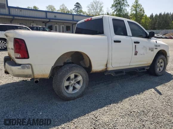 2021 Ram 1500 Tradesman z VIN 1C6RR7FT7MS505378, wystawiony jako Copart lot #53802725 z przebiegiem 142 767 mil mil oraz Szkoda całkowita • Salvage title. Historia ofert i sprzedaży dostępna na DreamBid. Obrazek 3.