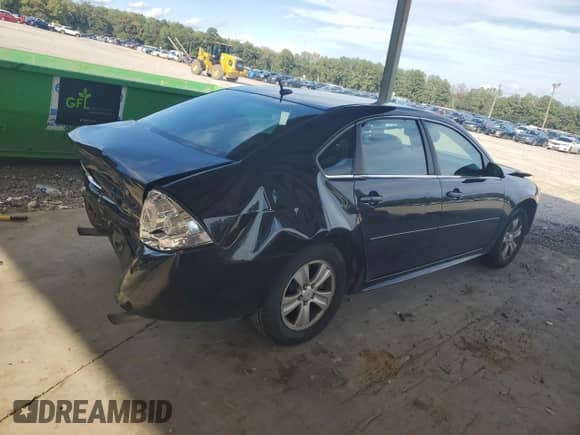 2012 Chevrolet Impala LS Retail с VIN 2G1WA5E35C1184781, выставлен на аукционе Copart как лот 81851955 с пробегом 75 714 миль миль и Списание • Salvage title. История ставок и продаж доступна на DreamBid. Изображение 3.
