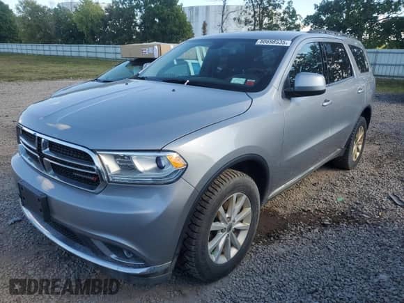 2020 Dodge Durango SXT Plus with VIN 1C4RDJAG0LC229990, listed as a Copart auction lot 80698535 with 165,603 mi miles and Clean title. Bid and sale history available at DreamBid. Image 1.