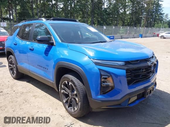 2025 Chevrolet Equinox AWD RS с VIN 3GNAXTEG3SL327593, выставлен на аукционе IAAI как лот 42538687 с пробегом Не указан миль и . История ставок и продаж доступна на DreamBid. Изображение 1.