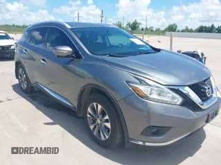 2015 Nissan Murano SV with VIN 5N1AZ2MG7FN202810, listed as a IAAI auction lot 42606649 with 149,005 mi miles and . Bid and sale history available at DreamBid. Image 1.