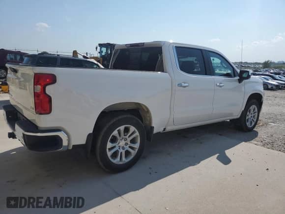 2022 Chevrolet Silverado 1500 LTZ with VIN 1GCUDGET6NZ507652, listed as a Copart auction lot 68886705 with 31,288 mi miles and Salvage title. Bid and sale history available at DreamBid. Image 3.
