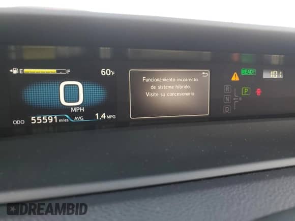 2022 Toyota Prius Limited with VIN JTDKAMFPXN3210371, listed as a Copart auction lot 87244264 with 55,591 mi miles and Salvage title. Bid and sale history available at DreamBid. Image 9.