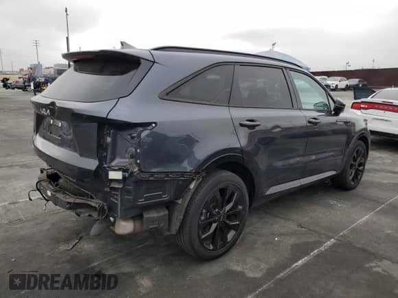 2023 Kia Sorento SX with VIN 5XYRK4LF7PG189453, listed as a Copart auction lot 84235085 with 36,726 mi miles and Salvage title. Bid and sale history available at DreamBid. Image 3.