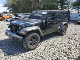 2023 Jeep Wrangler with VIN 1C4JJXN67PW703819, listed as a Copart auction lot 69967635 with 73,238 mi miles and Salvage title. Bid and sale history available at DreamBid. Image 1.