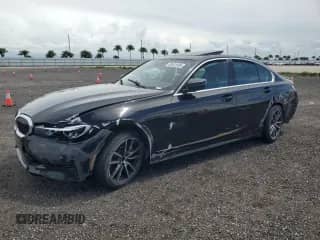 2020 BMW 3 Series 330i with VIN 3MW5R1J06L8B32221, listed as a Copart auction lot 80451035 with Not provided miles and Salvage title. Bid and sale history available at DreamBid. Image 1.