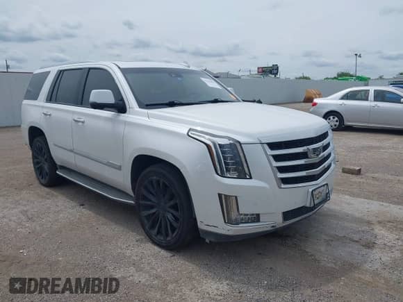 2016 Cadillac Escalade Luxury Collection with VIN 1GYS4BKJ9GR483552, listed as a IAAI auction lot 42223494 with 103,187 mi miles and . Bid and sale history available at DreamBid. Image 1.