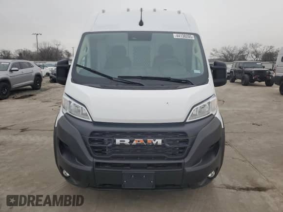 2023 Ram ProMaster Cargo с VIN 3C6LRVBG4PE587368, выставлен на аукционе Copart как лот 44138205 с пробегом 5 685 миль миль и Списание • Salvage title. История ставок и продаж доступна на DreamBid. Изображение 5.