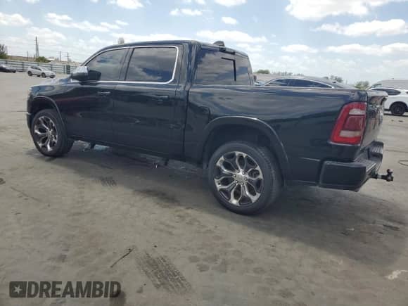 2023 Ram 1500 Longhorn with VIN 1C6SRFKTXPN579995, listed as a Copart auction lot 55338655 with 28,744 mi miles and Clean title. Bid and sale history available at DreamBid. Image 2.