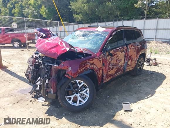 2022 Jeep Grand Cherokee Limited z VIN 1C4RJHBG2N8635128, wystawiony jako IAAI lot #42974550 z przebiegiem 33 133 mil mil oraz . Historia ofert i sprzedaży dostępna na DreamBid. Obrazek 6.