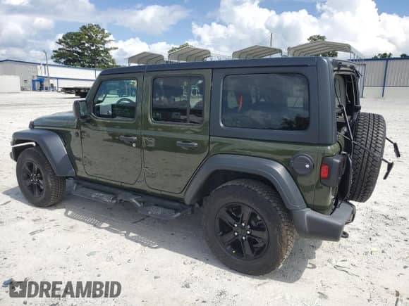 2021 Jeep Wrangler Unlimited Willys с VIN 1C4HJXDN9MW535152, выставлен на аукционе Copart как лот 68886145 с пробегом 33 616 миль миль и Списание • Salvage title. История ставок и продаж доступна на DreamBid. Изображение 2.