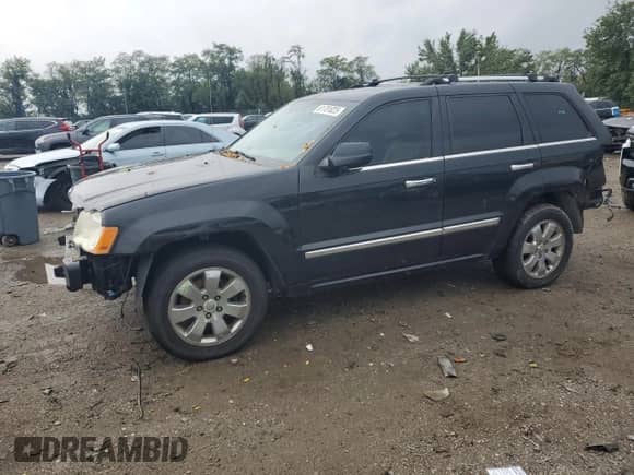 2008 Jeep Grand Cherokee Overland with VIN 1J8HR68268C212681, listed as a Copart auction lot 81781025 with 220,624 mi miles and Salvage title. Bid and sale history available at DreamBid. Image 1.