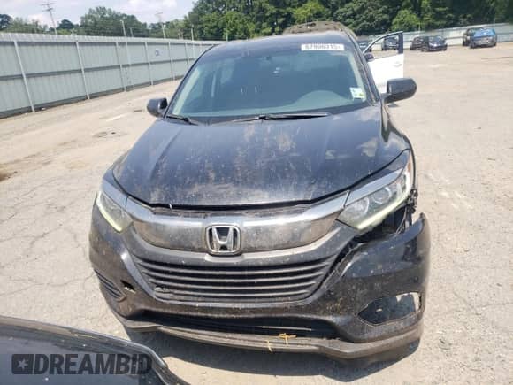 2020 Honda HR-V LX with VIN 3CZRU5H30LM714651, listed as a Copart auction lot 67906315 with 97,707 mi miles and Salvage title. Bid and sale history available at DreamBid. Image 5.
