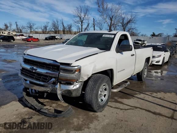 2018 Chevrolet Silverado 1500 Work Truck с VIN 1GCNKNEC2JZ366930, выставлен на аукционе Copart как лот 89141625 с пробегом Не указан миль и Списание • Salvage title. История ставок и продаж доступна на DreamBid. Изображение 1.