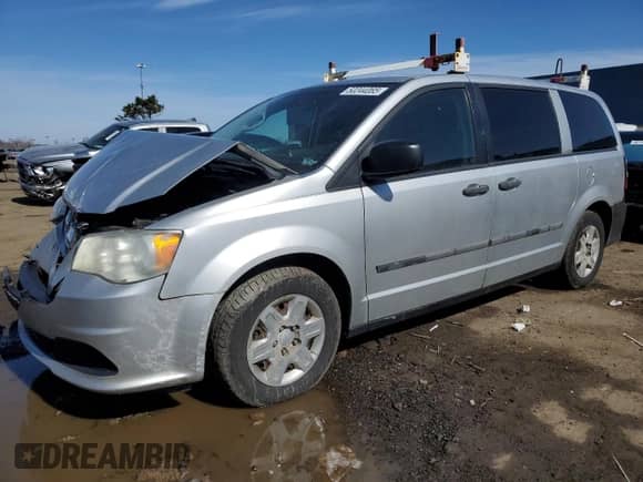 2011 Dodge Grand Caravan Cargo with VIN 2D4RN1AG5BR725941, listed as a Copart auction lot 50244065 with 57,831 mi miles and Salvage title. Bid and sale history available at DreamBid. Image 1.
