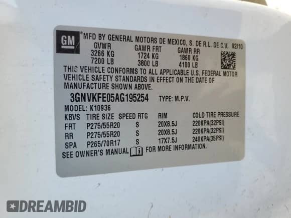 2010 Chevrolet Avalanche LT z VIN 3GNVKFE05AG195254, wystawiony jako Copart lot #87195484 z przebiegiem Nie podano mil oraz Szkoda całkowita • Salvage title. Historia ofert i sprzedaży dostępna na DreamBid. Obrazek 12.