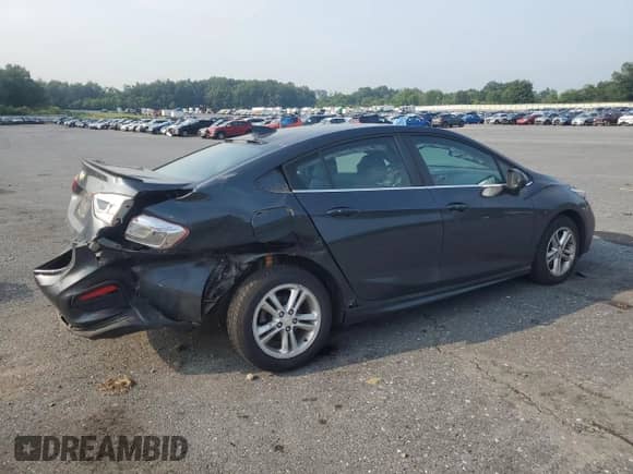2017 Chevrolet Cruze LT with VIN 1G1BD5SM8H7196825, listed as a Copart auction lot 67186465 with 112,432 mi miles and Salvage title. Bid and sale history available at DreamBid. Image 3.