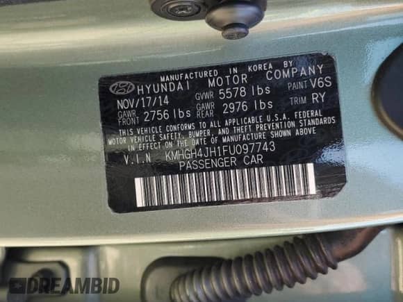 2015 Hyundai Equus Signature z VIN KMHGH4JH1FU097743, wystawiony jako Copart lot #46697075 z przebiegiem 137 525 mil mil oraz Szkoda całkowita • Salvage title. Historia ofert i sprzedaży dostępna na DreamBid. Obrazek 12.