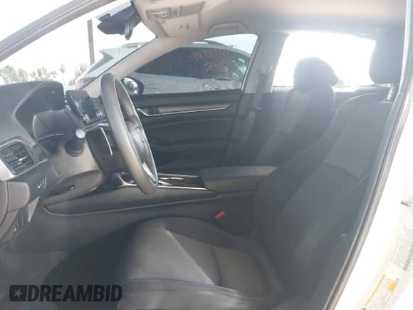 2019 Honda Accord with VIN 1HGCV3F10KA013605, listed as a IAAI auction lot 43316784 with 98,249 mi miles and . Bid and sale history available at DreamBid. Image 5.