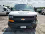 2022 Chevrolet Express Cargo with VIN 1GCWGAF71N1198508, listed as a Copart auction lot 59487795 with 72,395 mi miles and Salvage title. Bid and sale history available at DreamBid. Image 5.