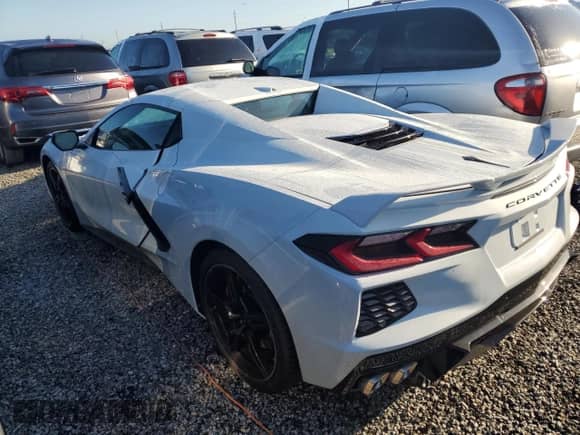 2022 Chevrolet Corvette 3LT z VIN 1G1YC3D44N5123313, wystawiony jako Copart lot #74459254 z przebiegiem 537 mil mil oraz Nie do naprawy • Non repairable. Historia ofert i sprzedaży dostępna na DreamBid. Obrazek 2.