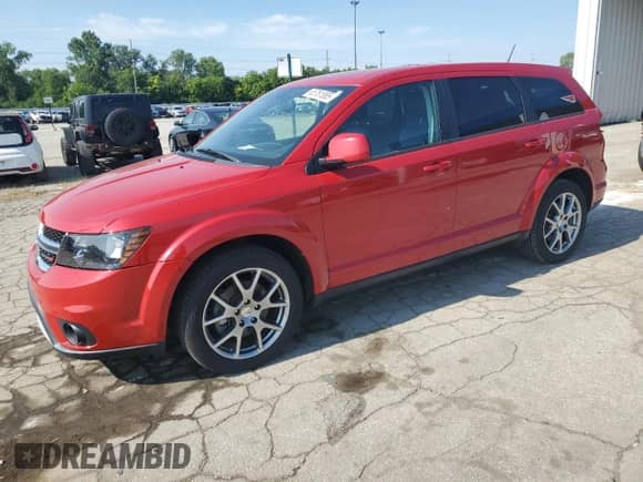 2017 Dodge Journey GT with VIN 3C4PDCEG8HT619700, listed as a Copart auction lot 65761885 with 102,929 mi miles and Salvage title. Bid and sale history available at DreamBid. Image 1.