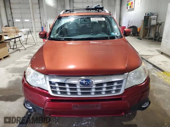 2011 Subaru Forester X Touring with VIN JF2SHAGC4BH702223, listed as a Copart auction lot 51078765 with 167,893 mi miles and Salvage title. Bid and sale history available at DreamBid. Image 5.