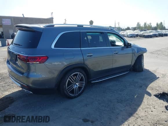 2020 Mercedes-Benz GLS 450 with VIN 4JGFF5KE2LA255788, listed as a IAAI auction lot 42490222 with 42,036 mi miles and . Bid and sale history available at DreamBid. Image 4.