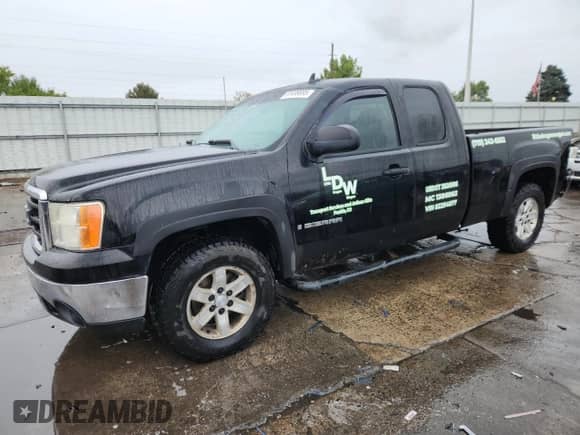 2008 GMC Sierra 1500 SLT with VIN 1GTEK19J78Z254877, listed as a Copart auction lot 81499695 with 320,869 mi miles and Salvage title. Bid and sale history available at DreamBid. Image 1.