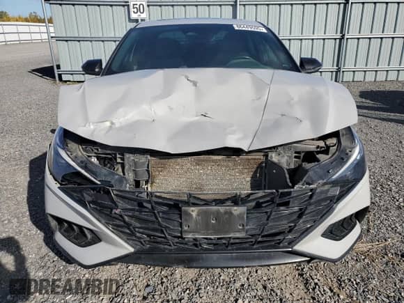 2021 Hyundai Elantra N Line z VIN KMHLR4AF3MU133178, wystawiony jako Copart lot #86449595 z przebiegiem 153 943 mil mil oraz Szkoda całkowita • Salvage title. Historia ofert i sprzedaży dostępna na DreamBid. Obrazek 5.