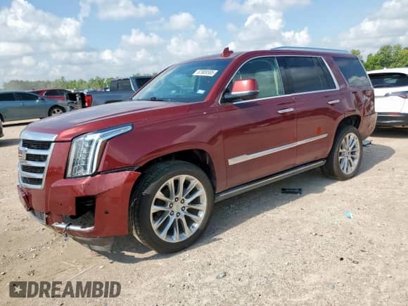 2018 Cadillac Escalade Premium Luxury z VIN 1GYS3CKJ2JR394728, wystawiony jako Copart lot #67909585 z przebiegiem 118 955 mil mil oraz Szkoda całkowita • Salvage title. Historia ofert i sprzedaży dostępna na DreamBid. Obrazek 1.