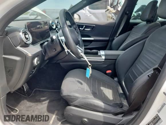 2022 Mercedes-Benz C 300 with VIN W1KAF4GB6NR059757, listed as a Copart auction lot 69696045 with 53,088 mi miles and Salvage title. Bid and sale history available at DreamBid. Image 7.