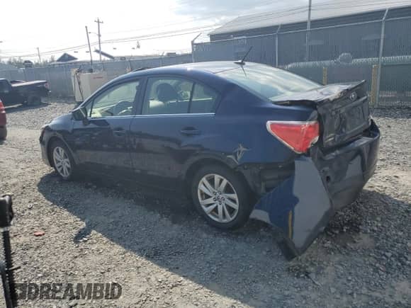2016 Subaru Impreza Premium with VIN JF1GJAB60GH008930, listed as a Copart auction lot 66594395 with 135,722 mi miles and Salvage title. Bid and sale history available at DreamBid. Image 2.