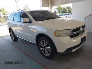 2012 Dodge Durango Crew with VIN 1C4RDJDG4CC247808, listed as a IAAI auction lot 43152963 with 120,665 mi miles and . Bid and sale history available at DreamBid. Image 1.